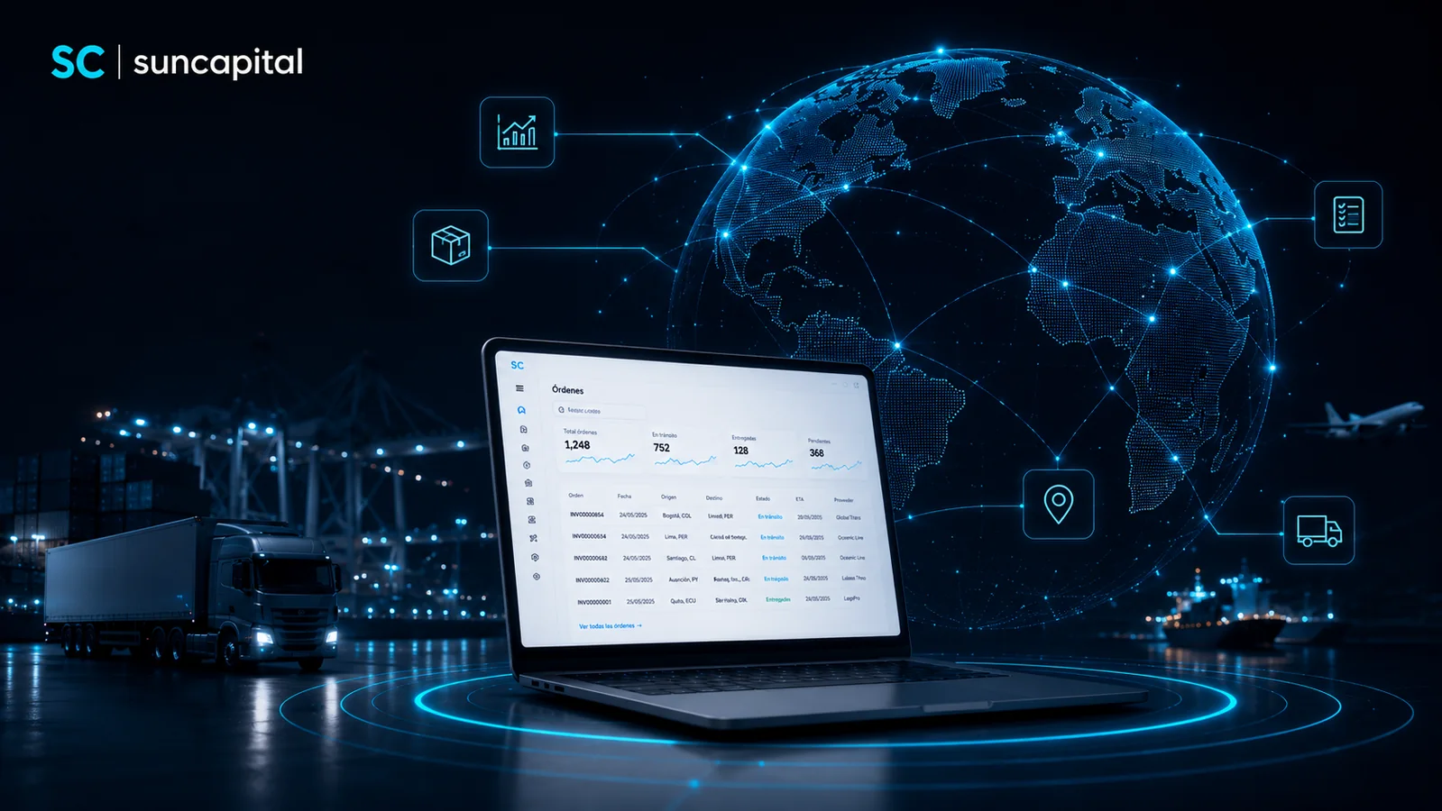 Portal Logístico Inteligente de Suncapital